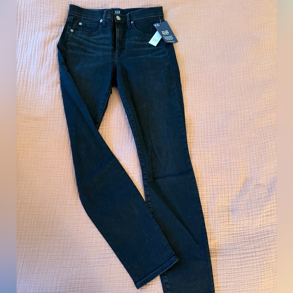 NWT GAP High Rise Skinny Jeans 26 SHORT